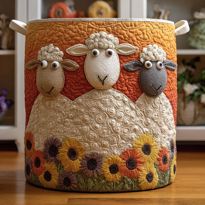 Cesta de Ropa Acolchada Woolly Whimsy
