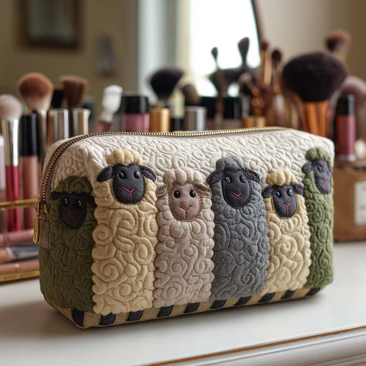 Bolsa de Maquillaje Acolchada de Oveja