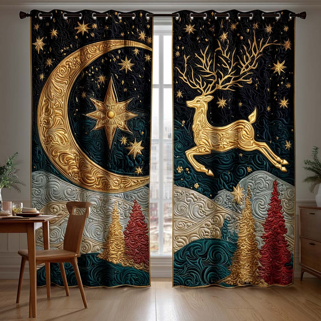 Cortinas Acolchadas para Nochebuena