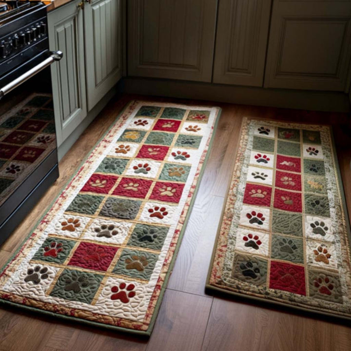 Alfombra de Cocina con Patas de Navidad