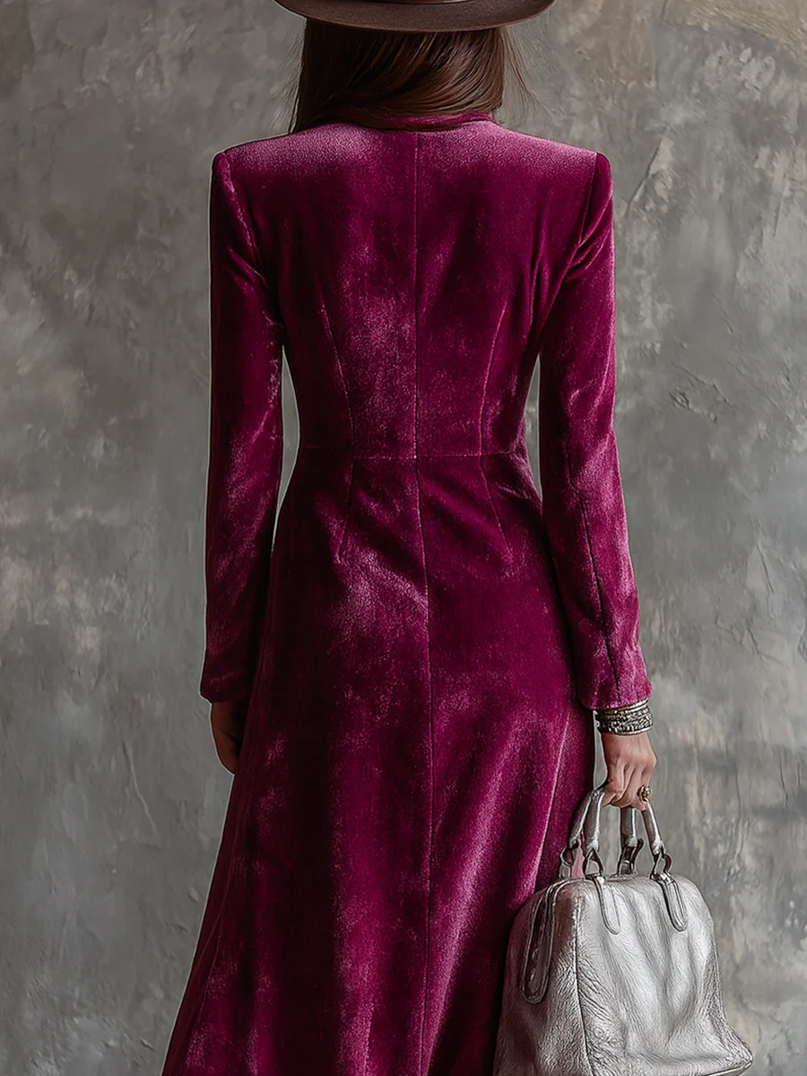 Victoria | Abito Blazer in Velluto