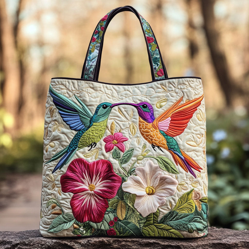 Bolso Tote Acolchado Hummingbird