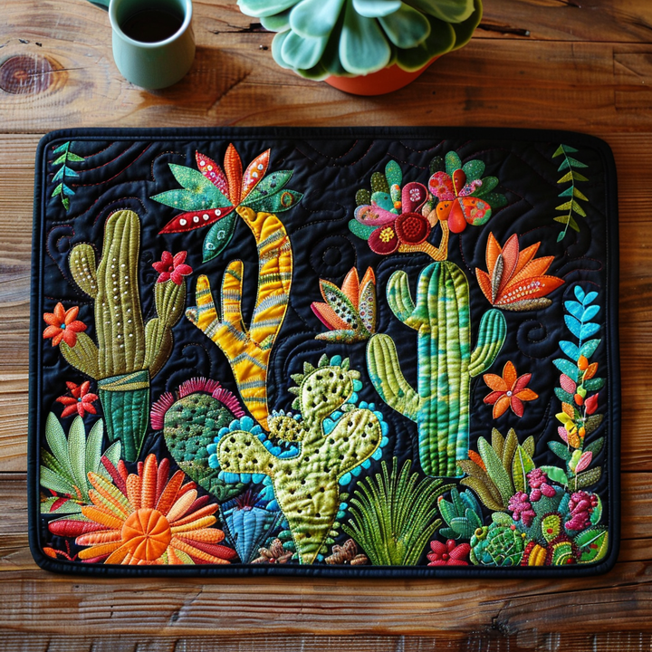 Mantel Individual Acolchado Cactus Cloud