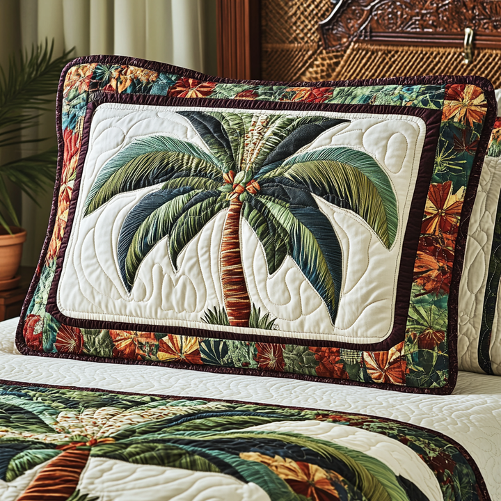 Funda de Almohada de Cama Acolchada Tropic Touch