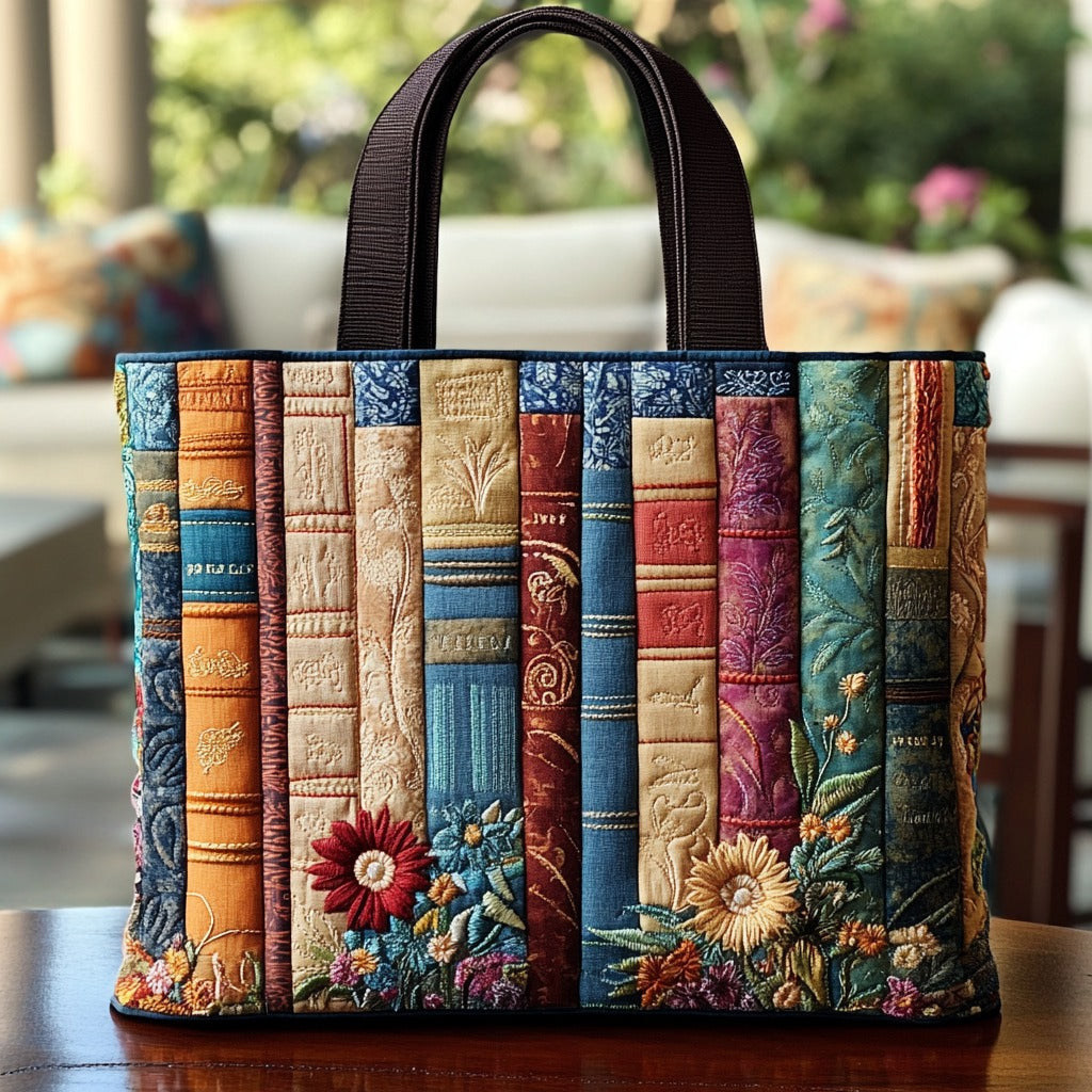 Bolsa Tote Acolchada Blooming Stories