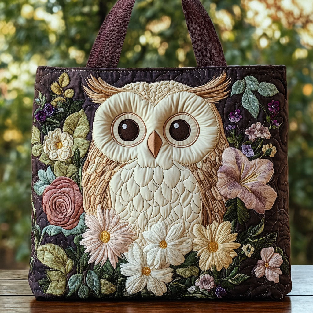 Bolso Tote Acolchado Jardín Rosado