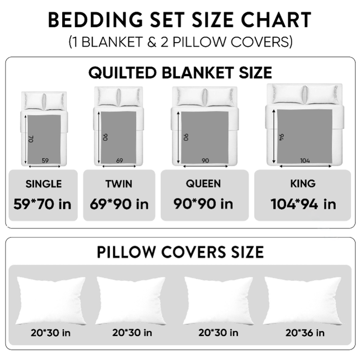 Juego de Ropa de Cama Acolchado de 3 Piezas Frente a la Playa