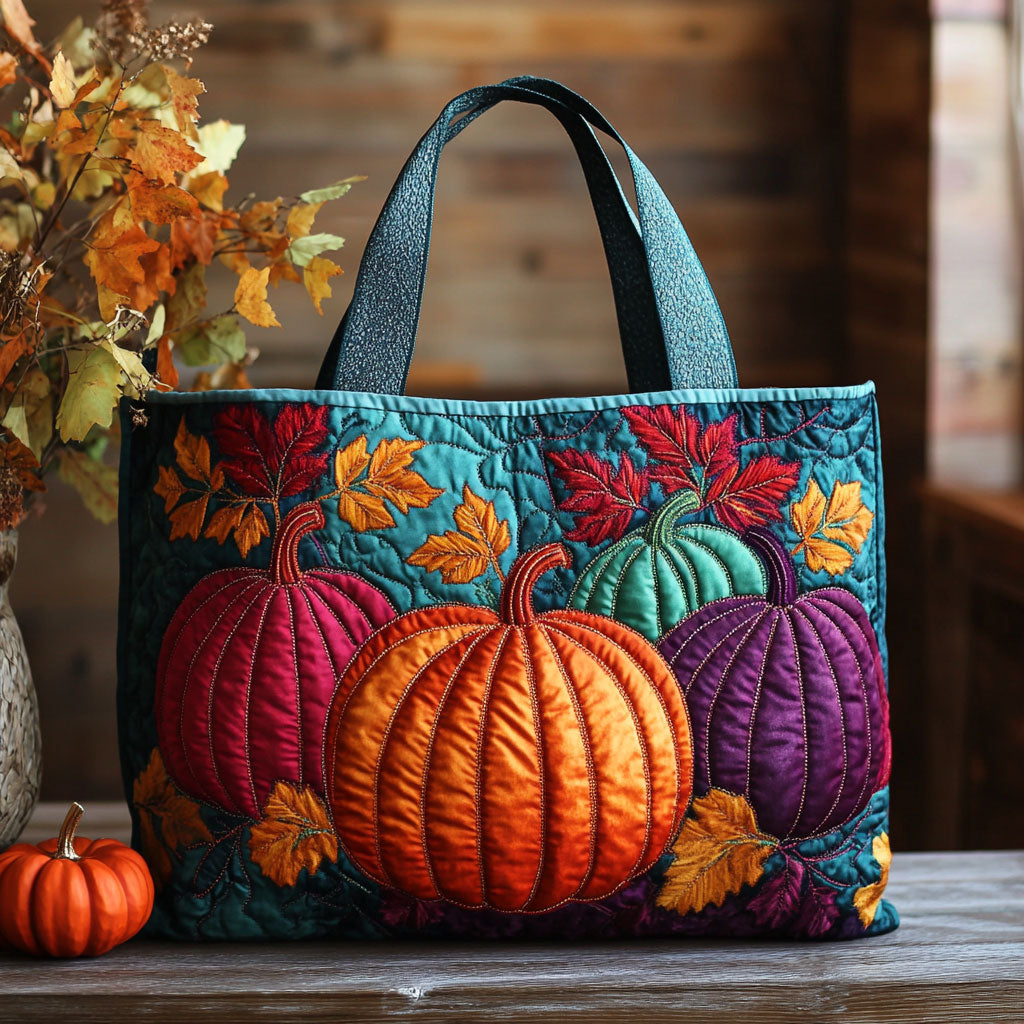 Bolso Tote Acolchado de Calabaza