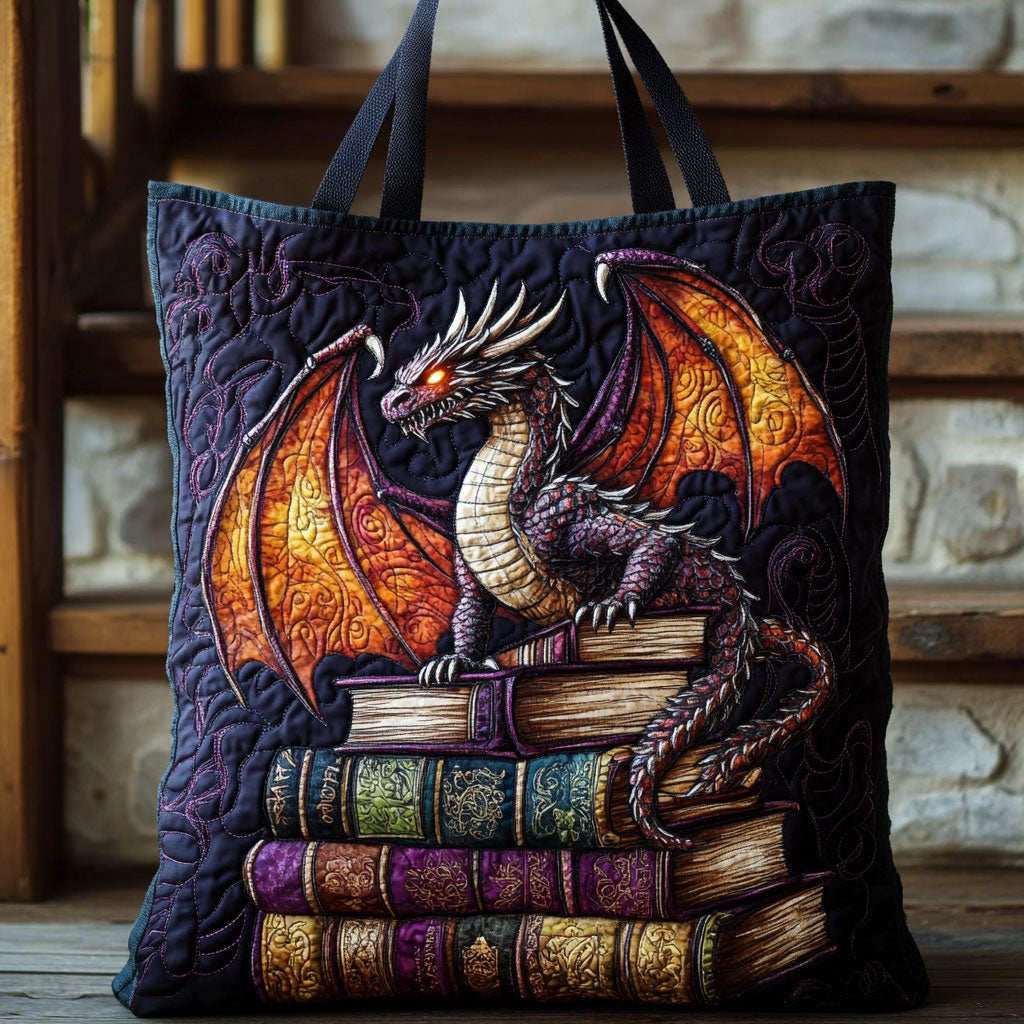 Bolsa Tote Acolchada Ojo de Dragón
