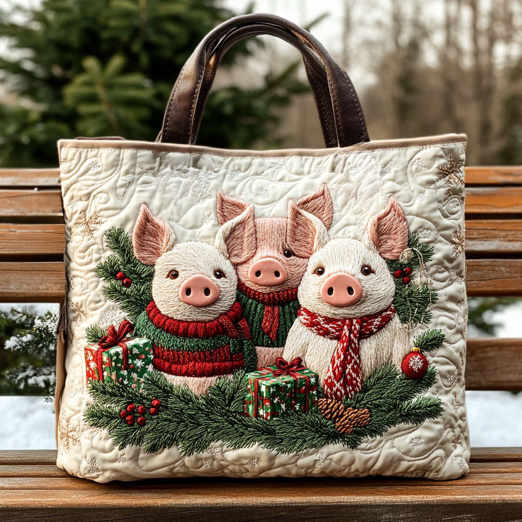 Bolsa Tote Acolchada Frost Gift Pig