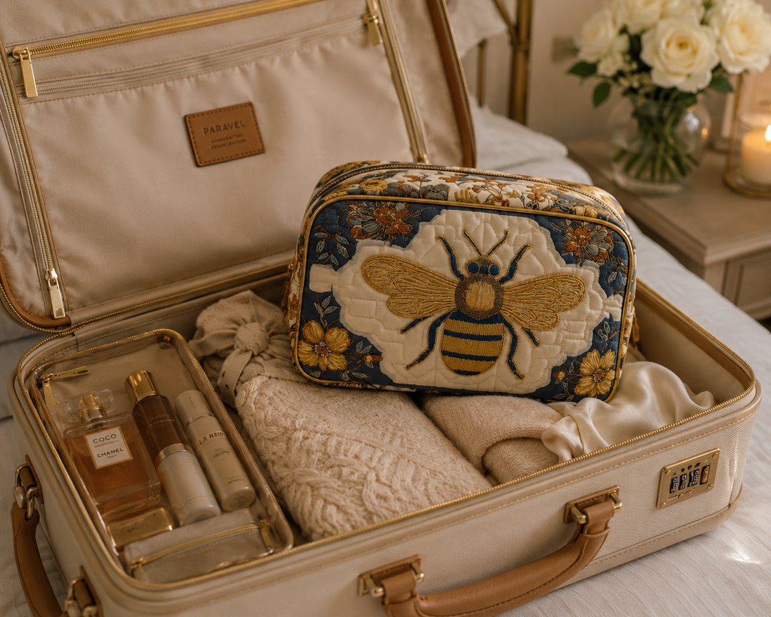 Bolsa de Maquillaje Acolchada Bee Delight